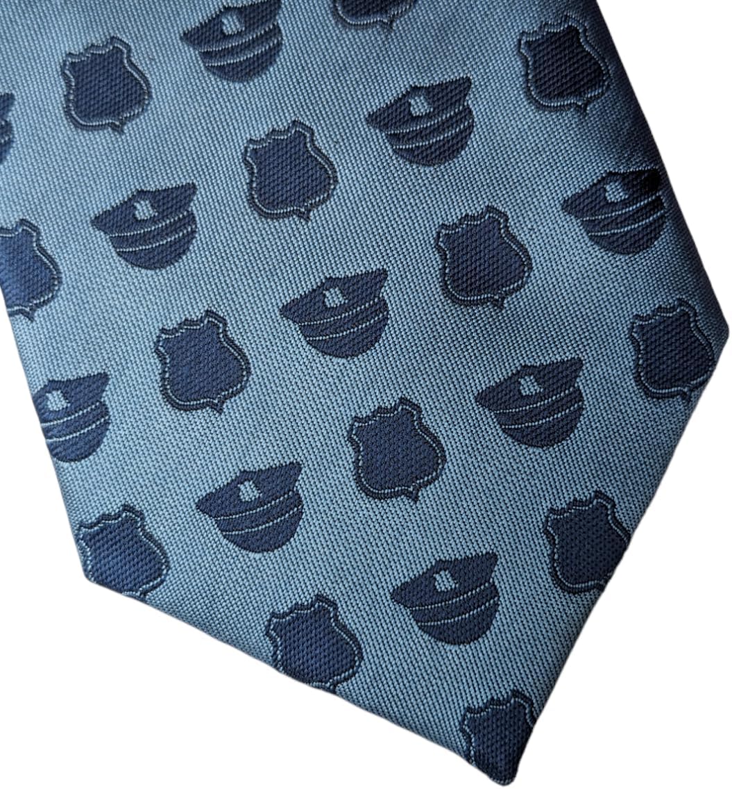 Maker V Police Necktie, Policia Necktie, Police officer necktie, police tie, police academy gift, police gift for men, garda necktie, blue lives, detective gift