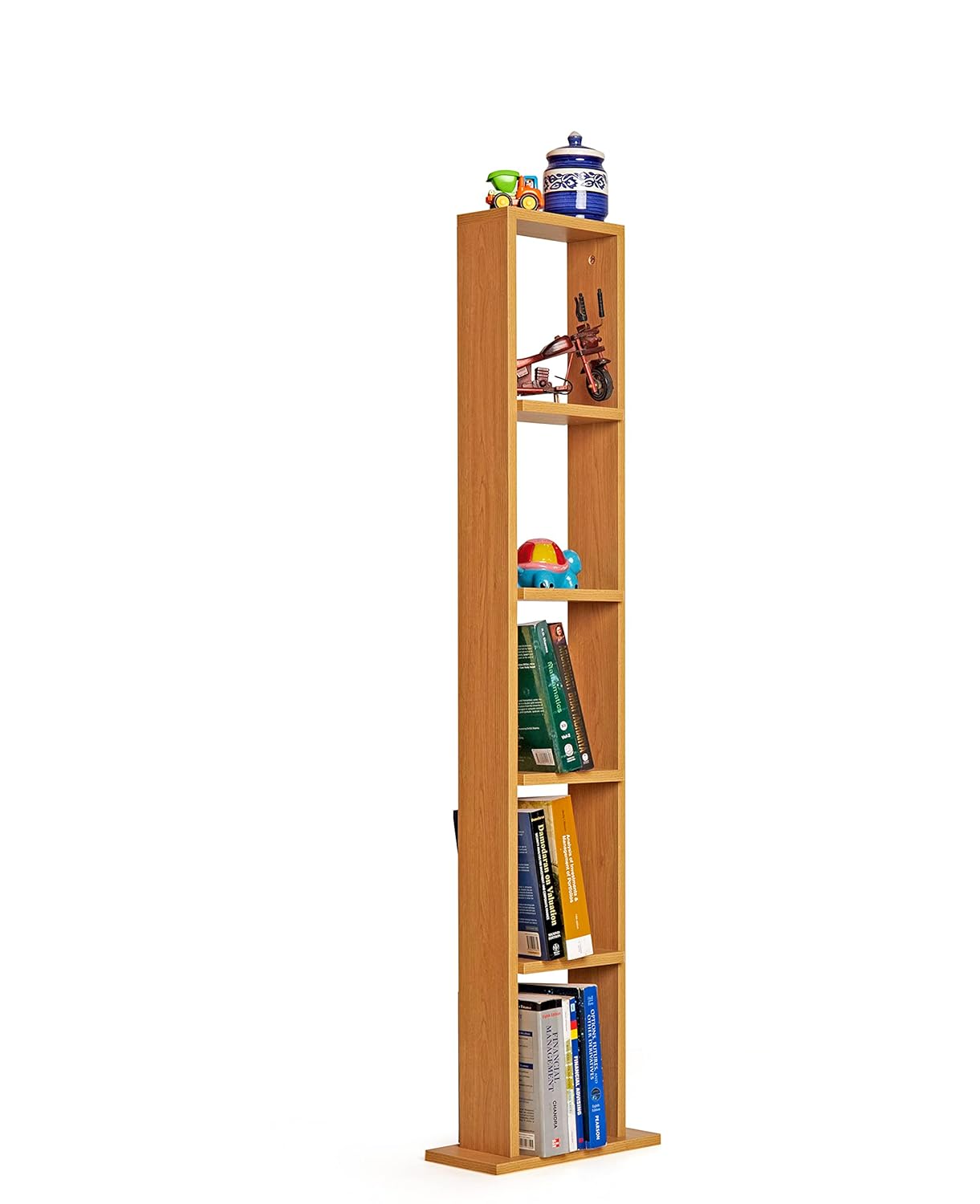 Lukzer Engineered Wood Books Stand 5 Layer Shelf Library Unit Standing