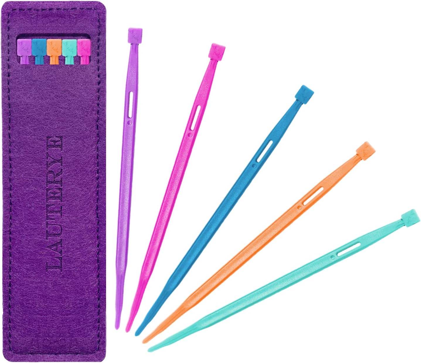 That Purple Thang Sewing Tools 5Pcs for Sewing Craft Projects Use Thread Rubber Band Tools by Lauterye