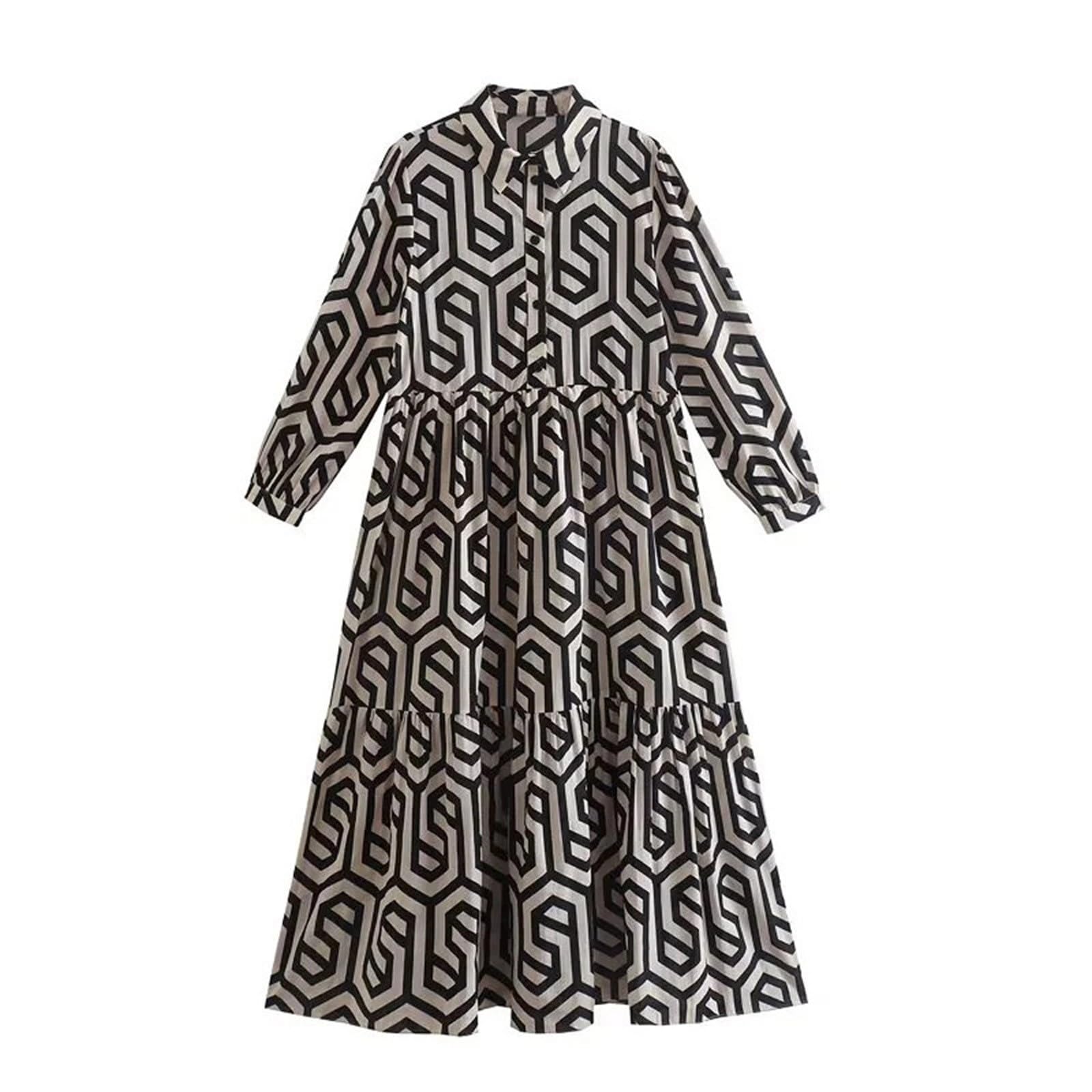 Robe cocktail grande taille fluide masquant les complexes avec élégance - 8