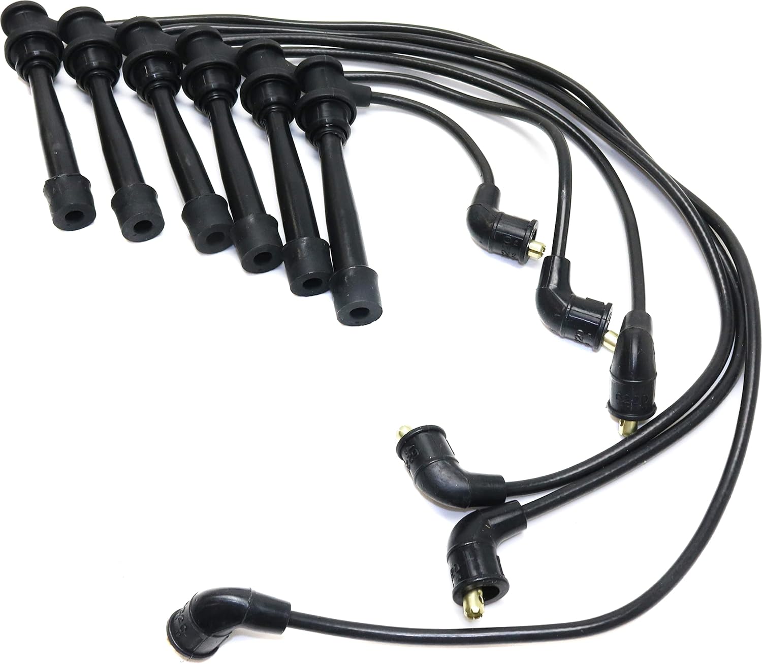 Garage-Pro Spark Plug Wire Set of 6 Compatible with 1999-2005 Hyundai Sonata, 2003-2007 Tiburon, 2001-2006 Santa Fe, Fits 2001-2005 Kia Optima