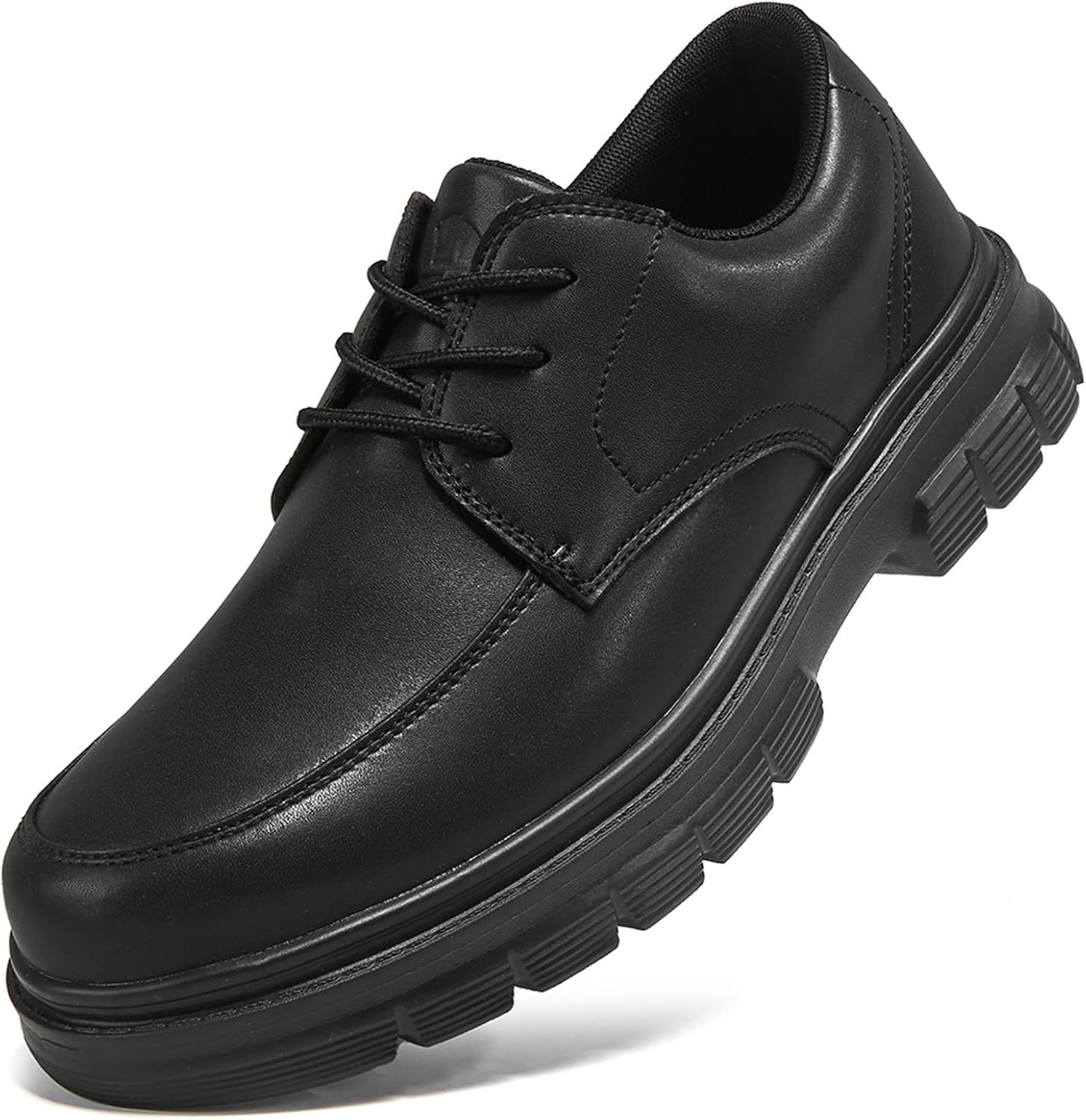 Non-Slip Work Shoes for Men: Waterproof Food Service Kitchen Chef Restaurant Sneakers Lace Up Casual Walking Dress Footwear