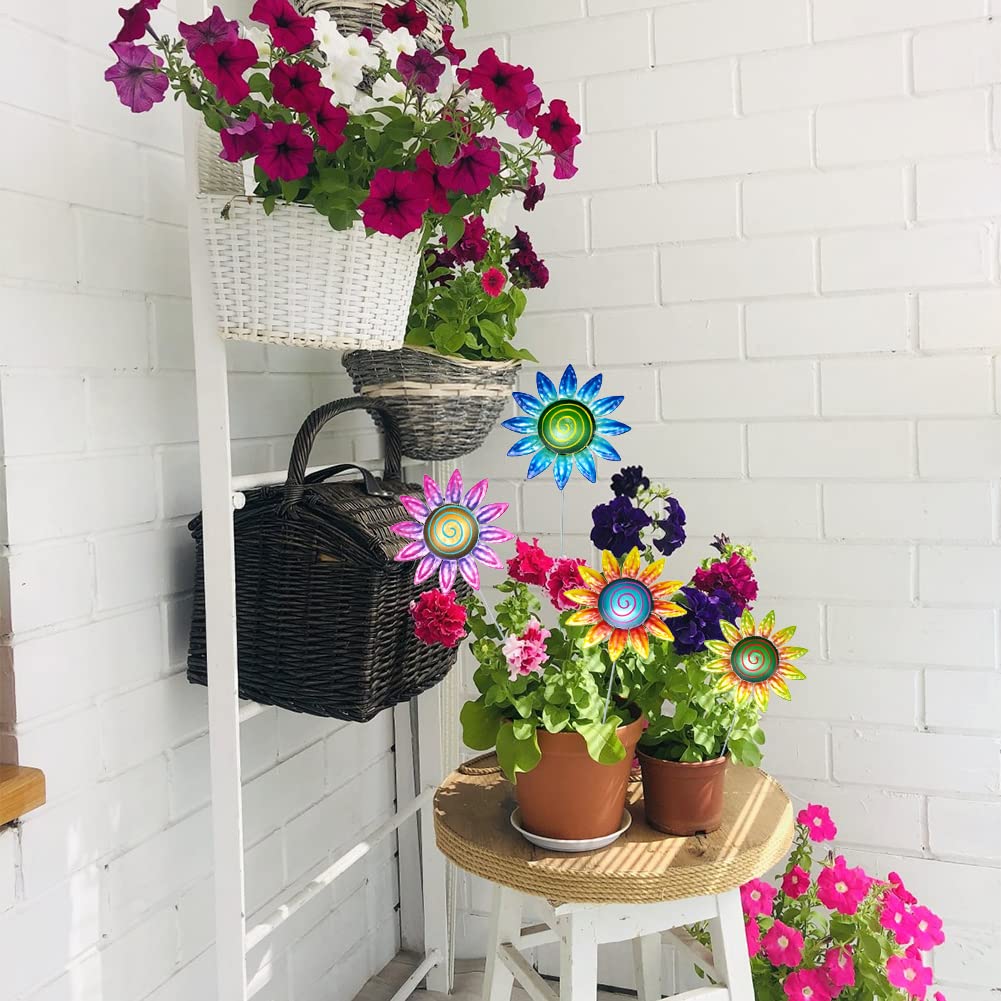 Tuinsteker zonnebloem set van 2 kopen