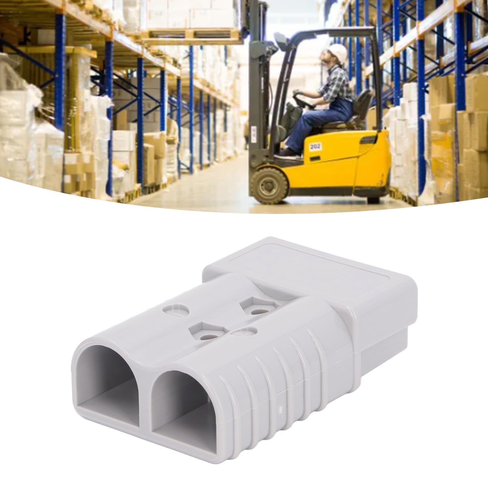 Connettore Rapido della Batteria, Presa del Carrello Elevatore Elettrico 350A 600V Alta conducibilità Robusto per Motori di Pesca Traina