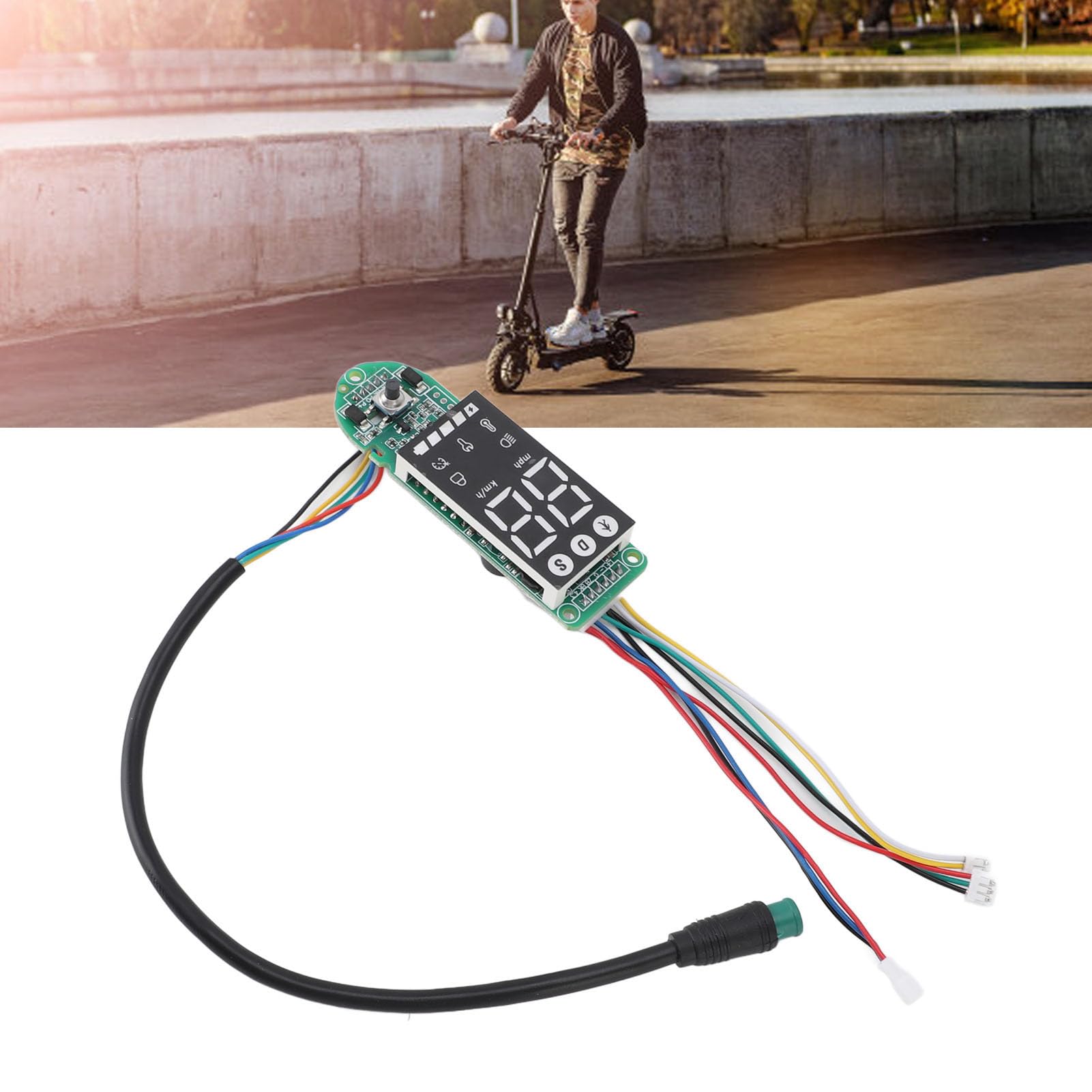 Electric Scooter Dashboard Circuit Board Bluetooth Replacement For - View #11