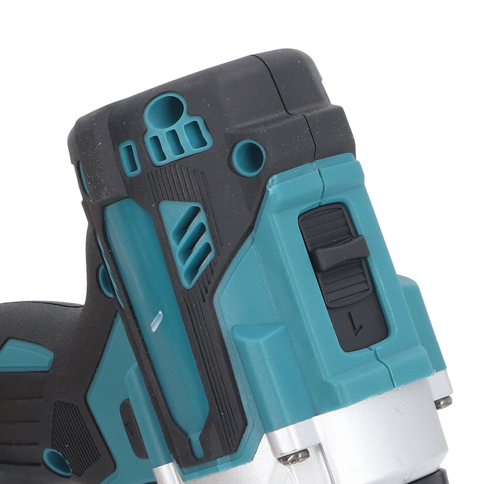 Taladro Inalámbrico para Batería Makit de 18 V, par Potente Máximo de 140 Nm, 3 Configuraciones de Torsión y 2 Velocidades Variables, 0-450 R/min, 0-1800 R/min, para Bricolaje y