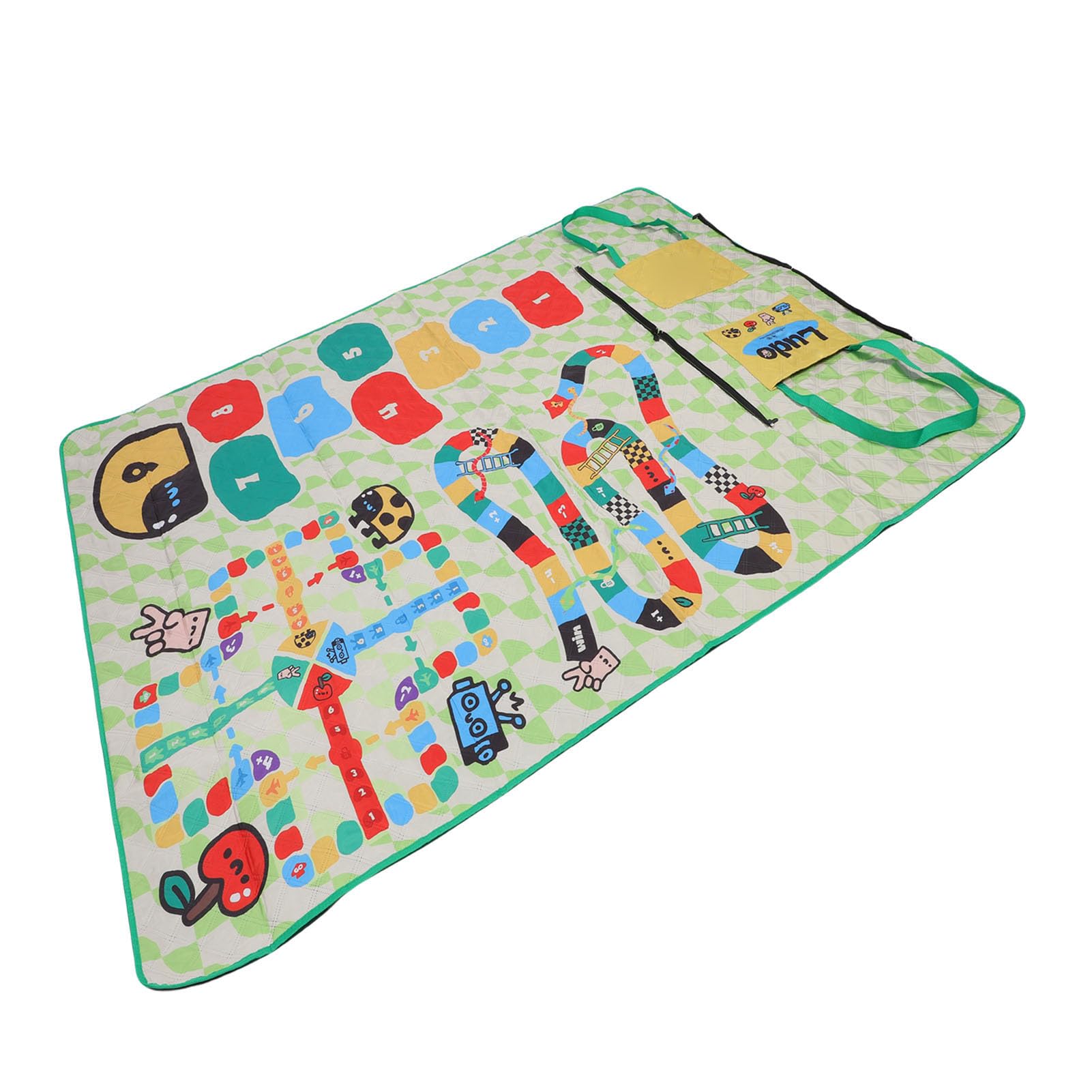 Coperta da picnic all'aperto grande e spessa 3 in 1 tappetino da gioco per gite primaverili campeggio spiagge