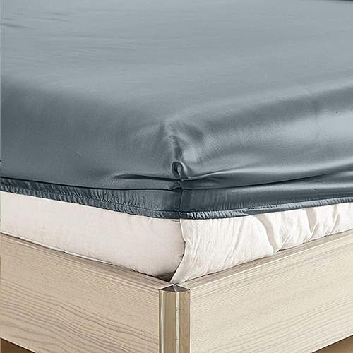 Miniatura 5 de Cama tamaño King  Sábana  Extra suave y fácil ajuste  Sábanas de lujo para hotel  Transpirables y refrescantes  Sin arrugas, 1 sábana bajera, 1