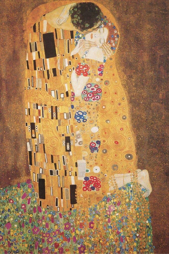 HUNTINGTON GRAPHICS The Kiss by Gustav Klimt Art Print Poster (24x36)