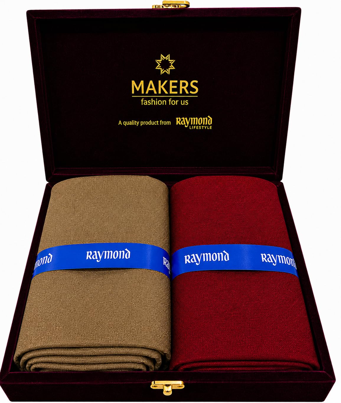 raymond fabrics Makers Men's Signature Unstitched Shirt & Trouser Fabric Combo | Fine Formal Fabric Set with Premium Presentation Box | Tailoring Material for Men-picture-15
