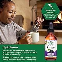 Vista 2 de Botanic Choice Extracto líquido sin alcohol de arándano, 1 onza líquida