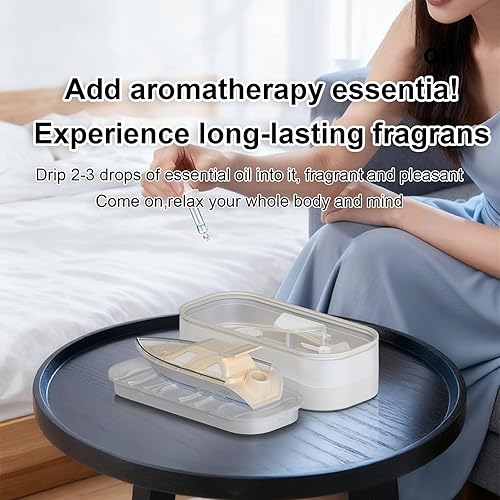 Miniatura 2 de Lumena Lamps Medusa, humidificador de aromaterapia para yate de 5.1 fl oz, luz ambiental de 7 colores, diseño ultrasónico de funcionamiento