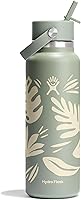 Vista 84 de Hydro Flask - Boca ancha, tapa con popote flexible, color negro (Black), 32 onzas