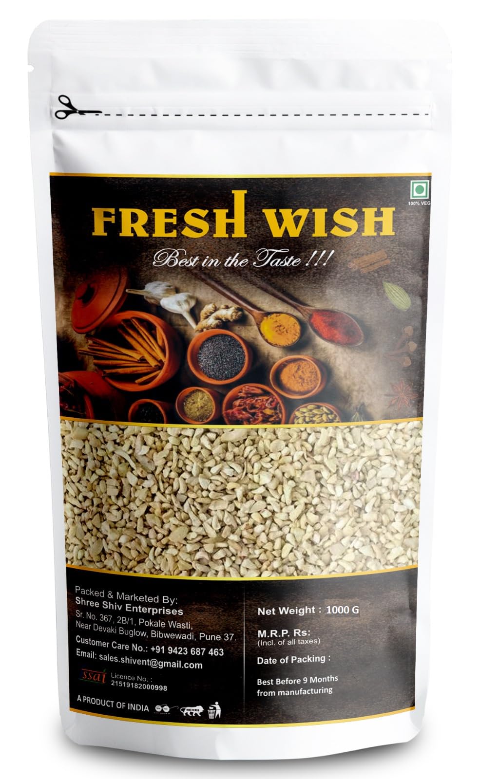 Fresh Wish - Dice Cashew Nut (Kaju kani) 1000gm (B0933CDRR6) Amazon Price History, Amazon Price Tracker