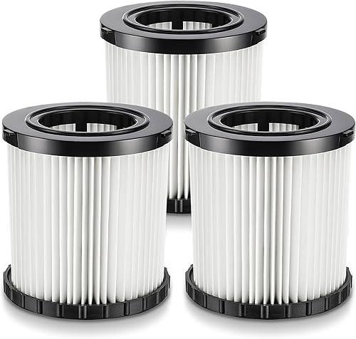 Miniatura 10 de DCV581H DCV580H - Filtro de vacío para aspiradora DEWALT 20V MAX Shop Vac Cleaner inalámbrico y con cable, portátil de 2 galones, filtro de repuesto