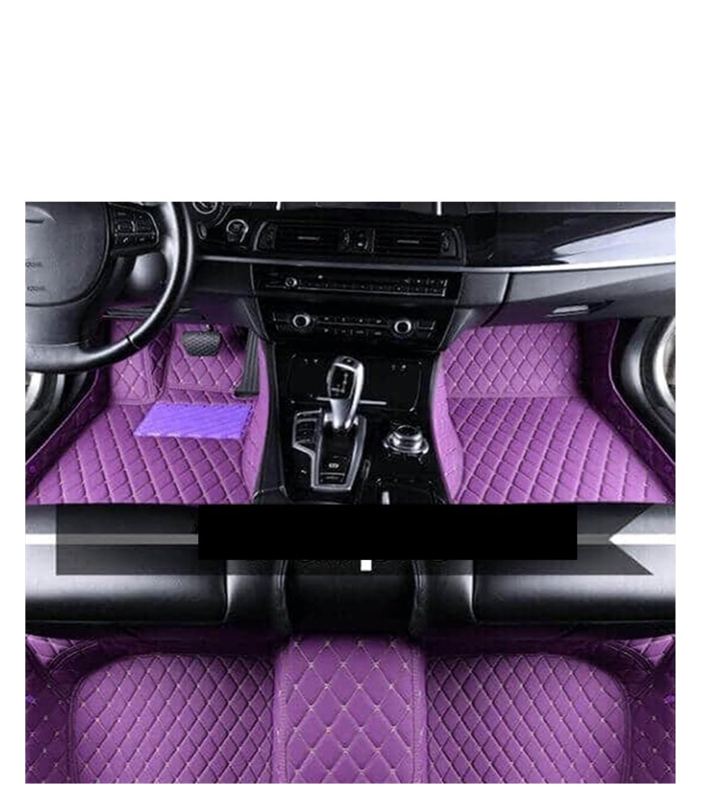 Leren Autovloermatten Set 4-delig voor KIA EV5 2024-2025, Leer