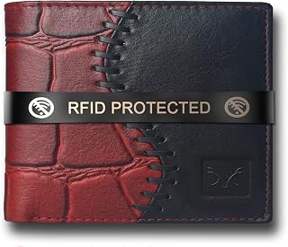 AL FASCINO wallets for men leather original leather wallets for men maroon men's wallet mens wallet Purse for men wallet r Price In India