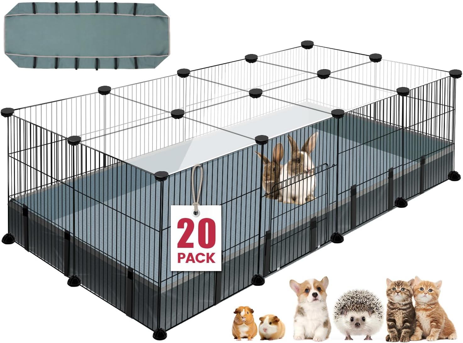 20 Panels Small Animal Playpen