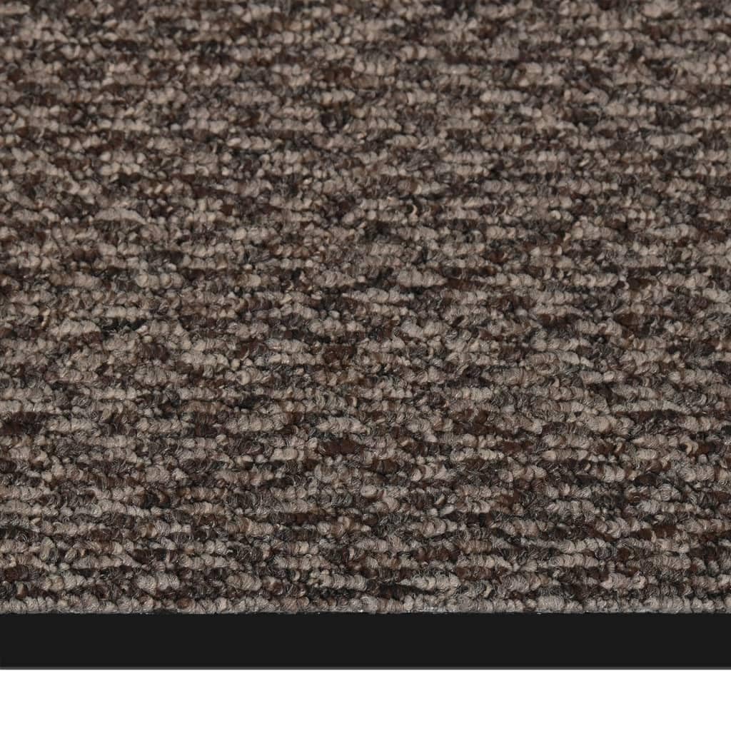 Zerbino beige, 90 x 150 cm, in resistente tappeto con fondo in vinile antiscivolo, per corridoio, ingresso e terrazza coperta