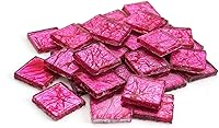 Vista 8 de Milltown Merchants Azulejo de mosaico de lámina de 3/4 de pulgada (0.787 in), 1 libra (bolsa de 16 onzas) (1 libra, rosa)