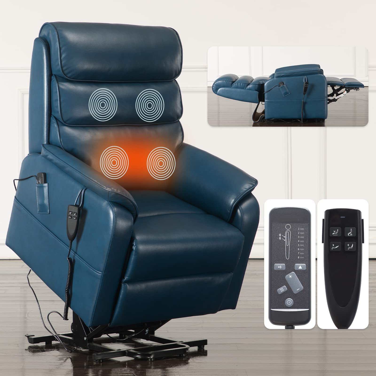 Buy Irene House Lay Flat Recliner Lift Chair Recliners 9188 Large Dual