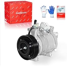 PHOBOOS A/C Compressor with Clutch Compatible with Honda Accord 2013-2017L4 2.4L, Ref. CO-29137C, 198303