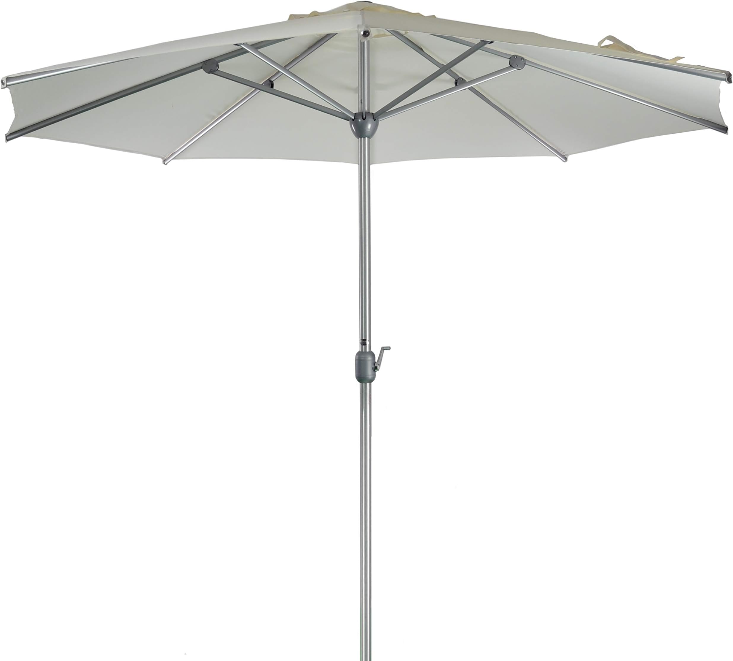 SORARAยฎ APPLE Round Sun Shade Parasol | Sand | ร 3m | Pole Width ร 48 mm | Garden Umbrella
