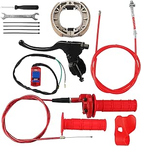 Kit Comando Acceleratore E Freno Per Minimoto Coleman CT200U | Leva Cavo E Comando | 1PZ 40HF77B