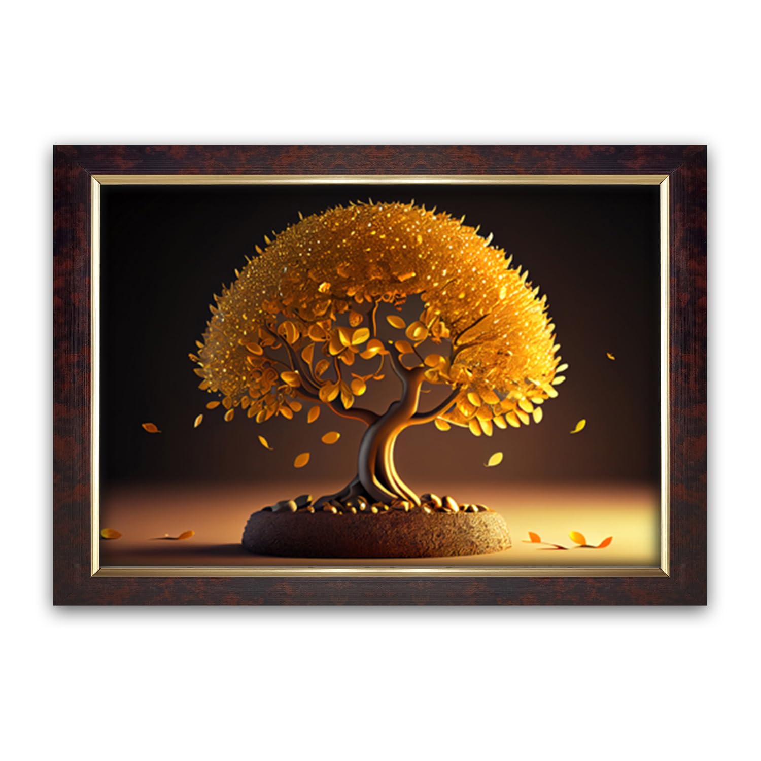 Vastu Money Tree Wall Painting - Bring Good Fortune -15