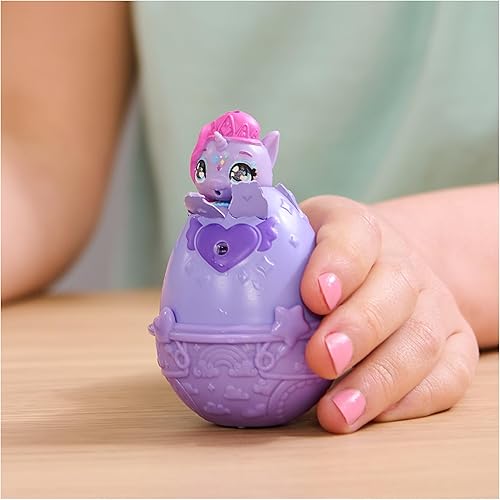 Miniatura 8 de Hatchimals Alive, cesta de primavera con 6 mini figuras, 3 huevos autoeclosionados, regalo divertido y juguete de Pascua, juguetes para niños para