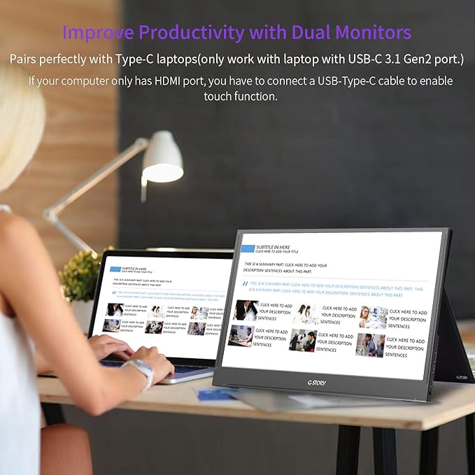 Monitor Portátil 17.3 Pulgadas FHD IPS 165Hz miniatura 5