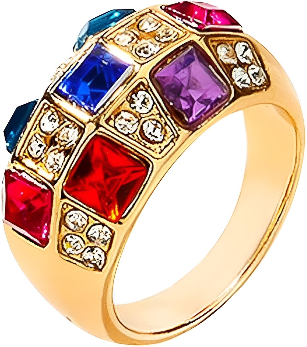 Elegant Multi-Colored Finger Ring for Women-image-42