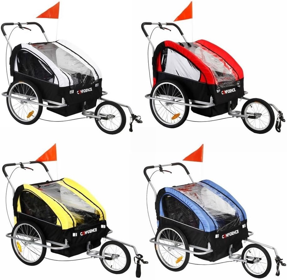 Confidence 2 in 1 Baby Bike Trailer w/Suspension