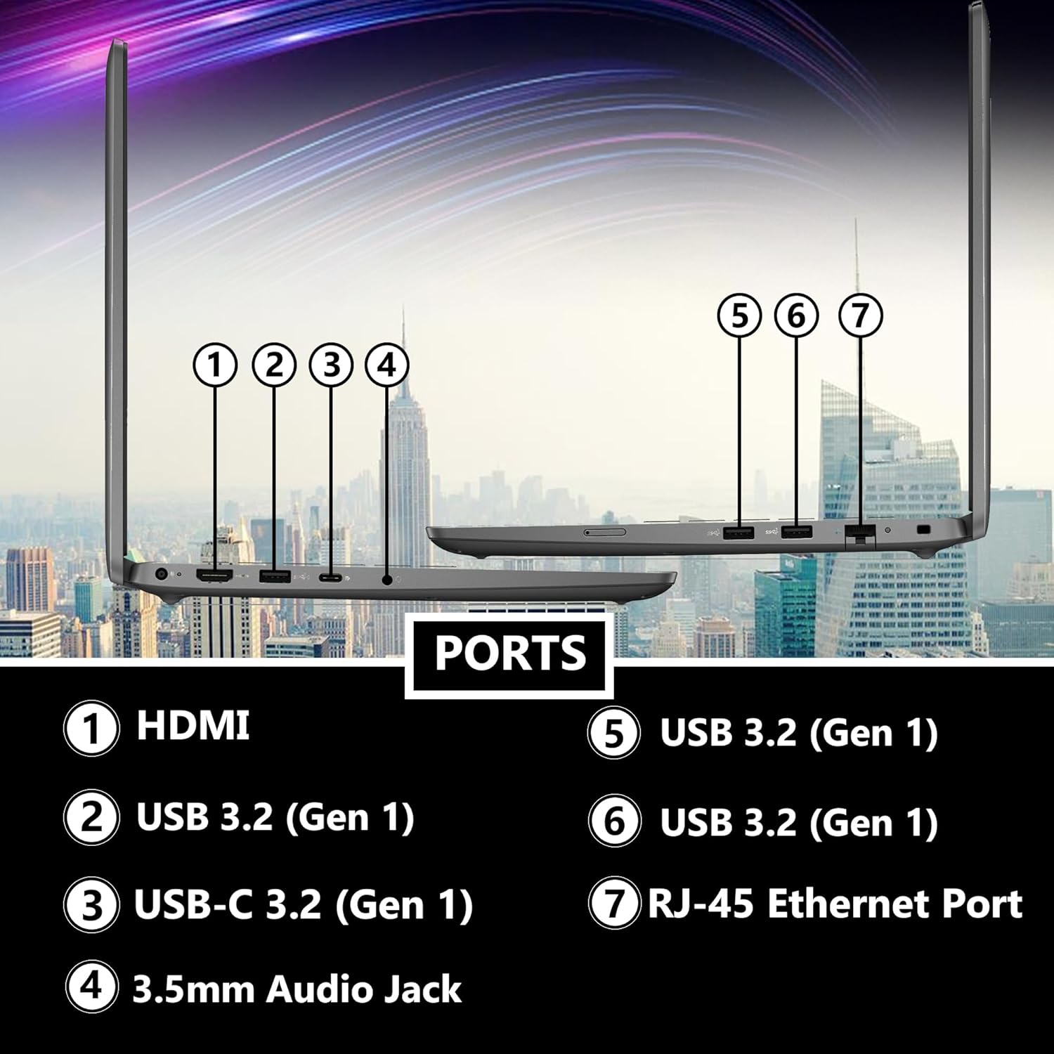 Dell Latitude 3450 3000 14" Business Laptop, Intel 10 Core i5-1335U (Beats i7-1270P), 32GB RAM, 1TB NVMe, WiFi 6E + BT, HD Webcam, RJ-45, Win 11 Pro -Gray - Image 6