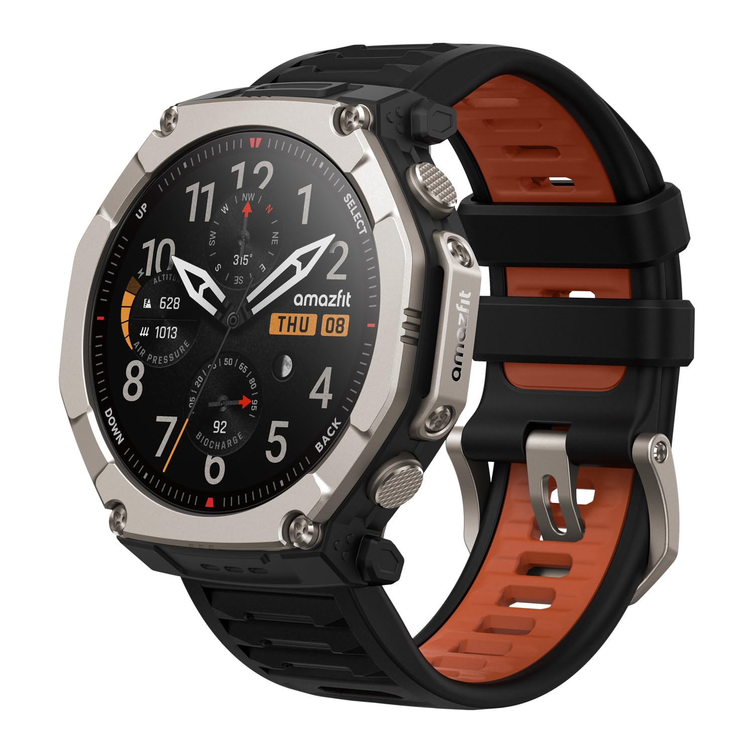 Amazon | Amazfit T-Rex Ultra 2 51mm スマートウォッチ 登山 トレイル