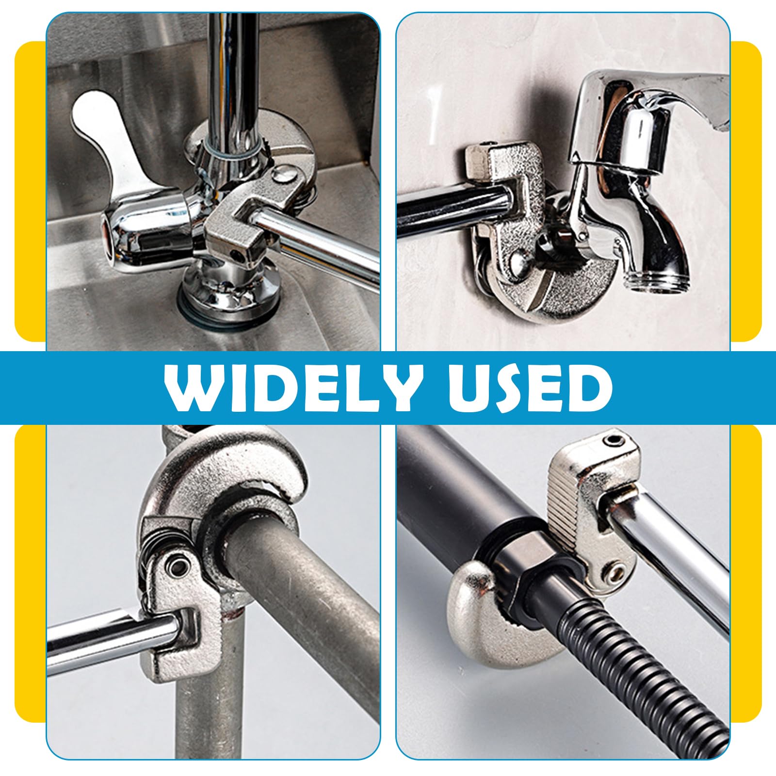 VOCHE® IDRAULICI 13/19 Mm CHIAVE DA BACINO FISSA & 16" DADO - Foto 10