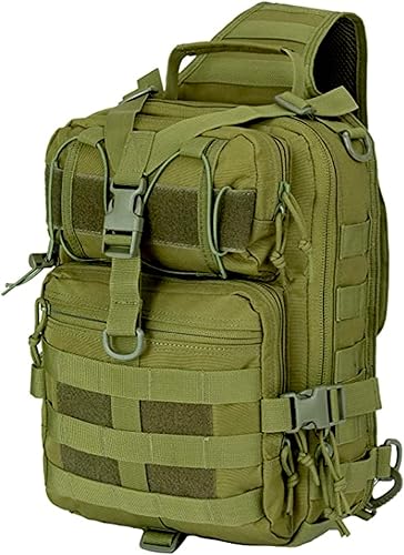 JupiterGear Mochila táctica militar de 15 litros, mochila de hombro Molle para exteriores con correa ajustable, Verde militar, Mochilas Daypack disponible en Yaxa Colombia