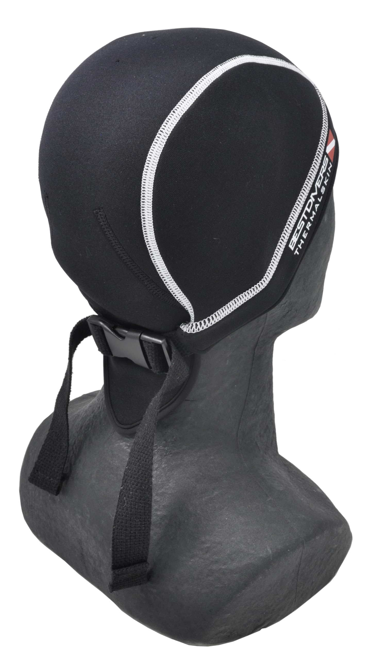 BEST DIVERS Bandana 3 mm NEOP Noir/Blanc L-XL