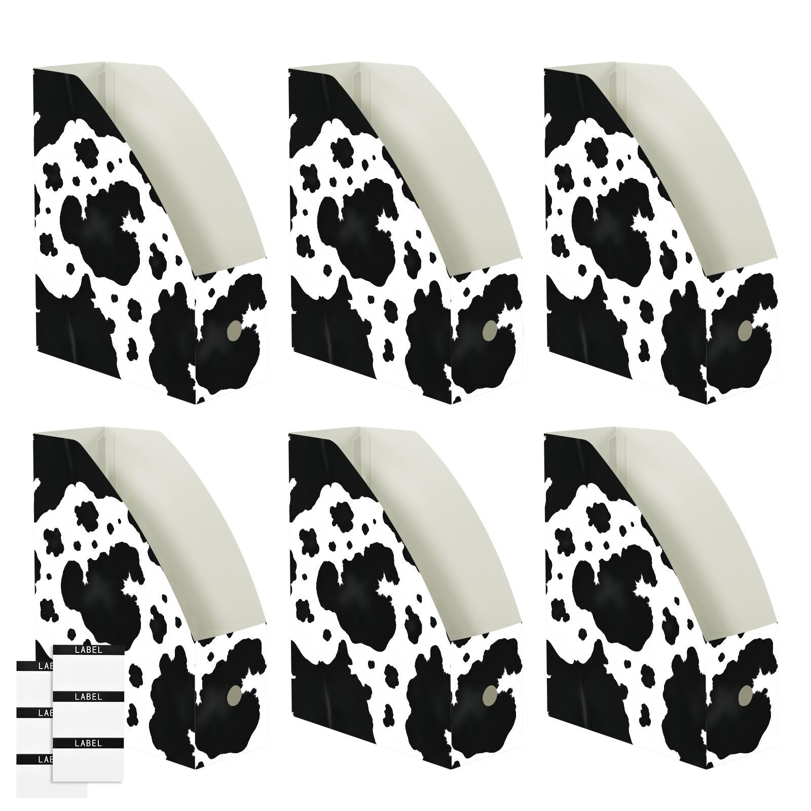 Cartone animato Spot Nero Portariviste File Holder per Classroom