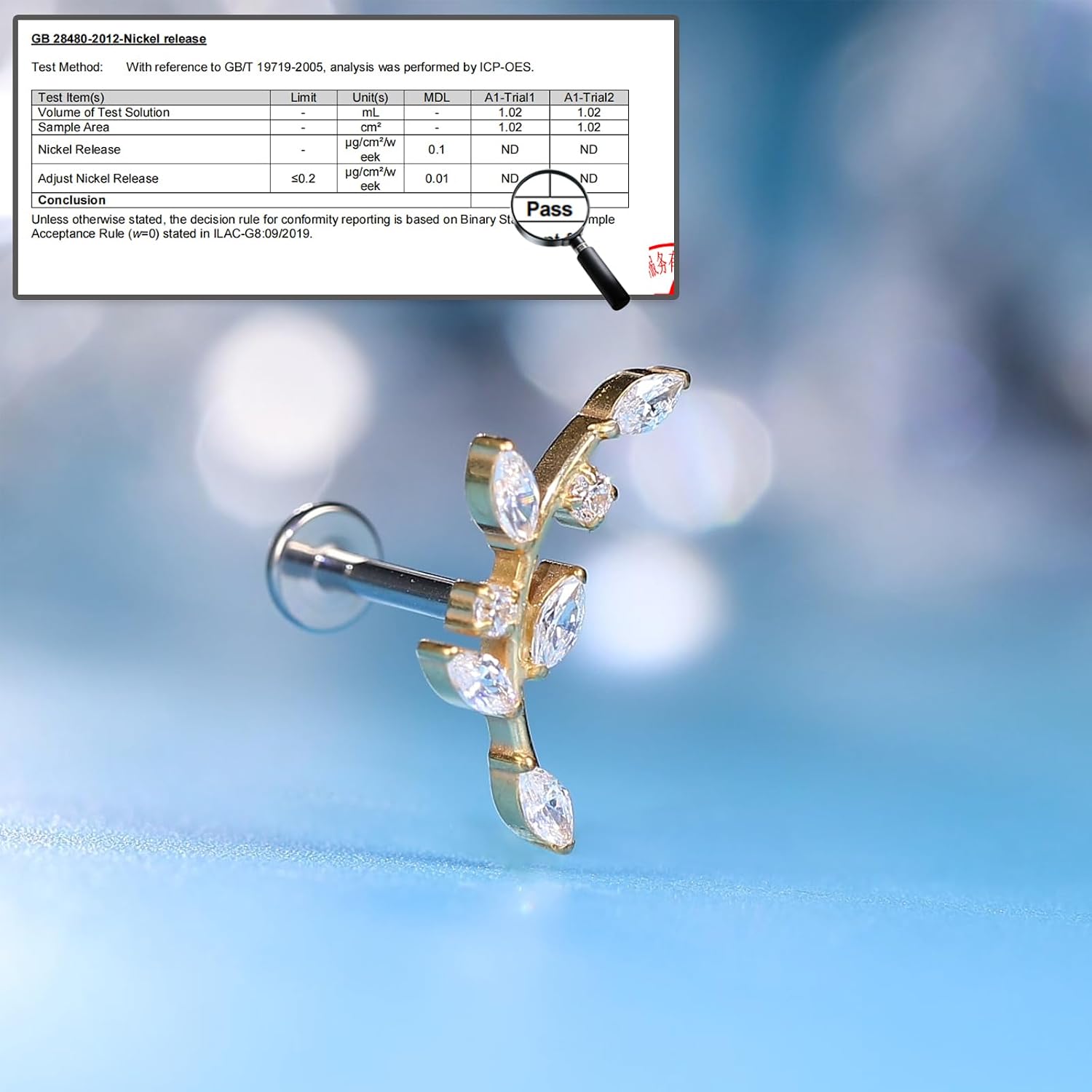 limerencia F136 Hypoallergenic Titanium 18G Internal Thread Piercing Jewelry,6mm 8mm 10mm G23 Flat Back Stud Earring for Women Men Tragus Cartilage Helix Conch Medusa Nose(1PC)
