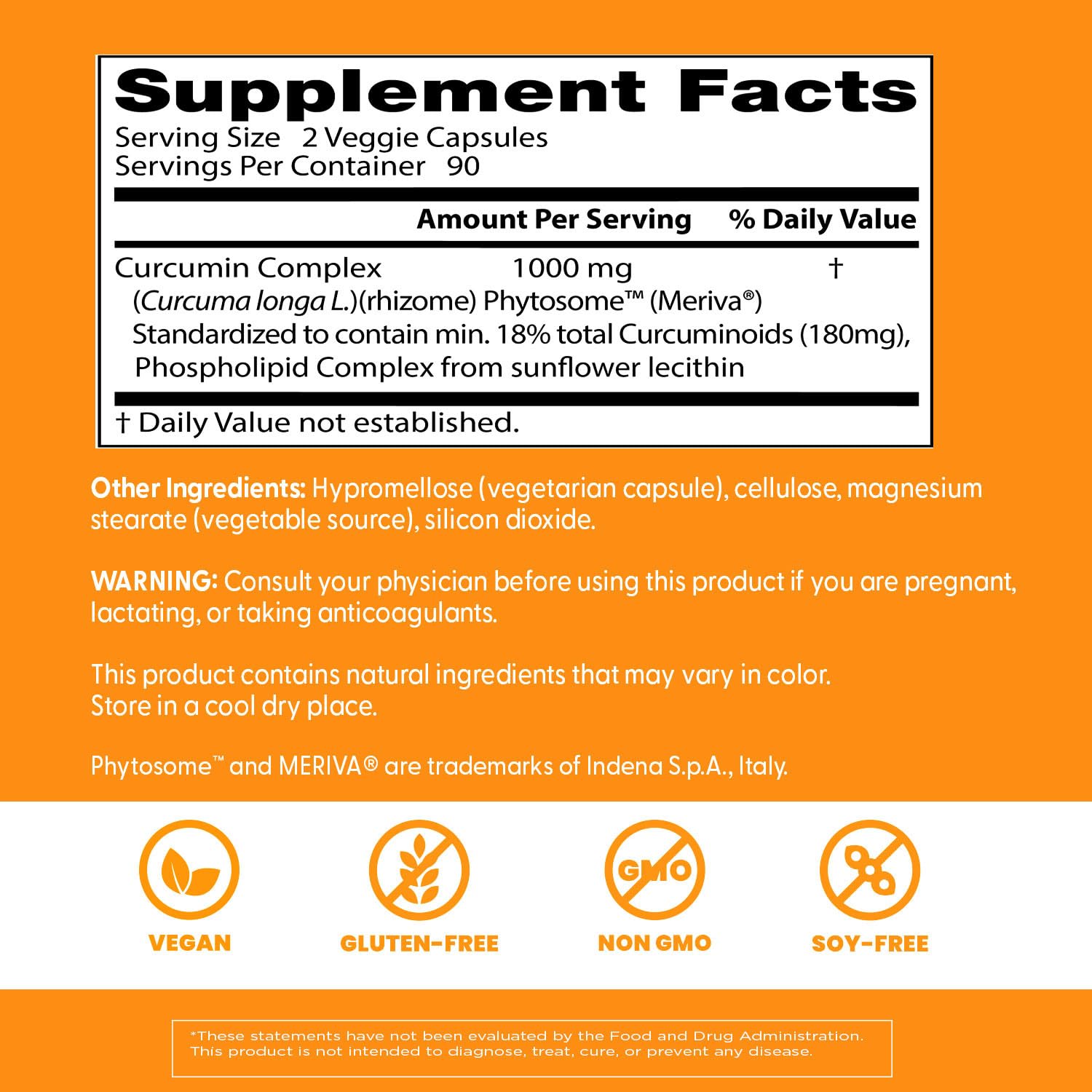 Turmeric Curcumin Capsules - 1500mg Per Serving - With BioPerine Black - Foto 5