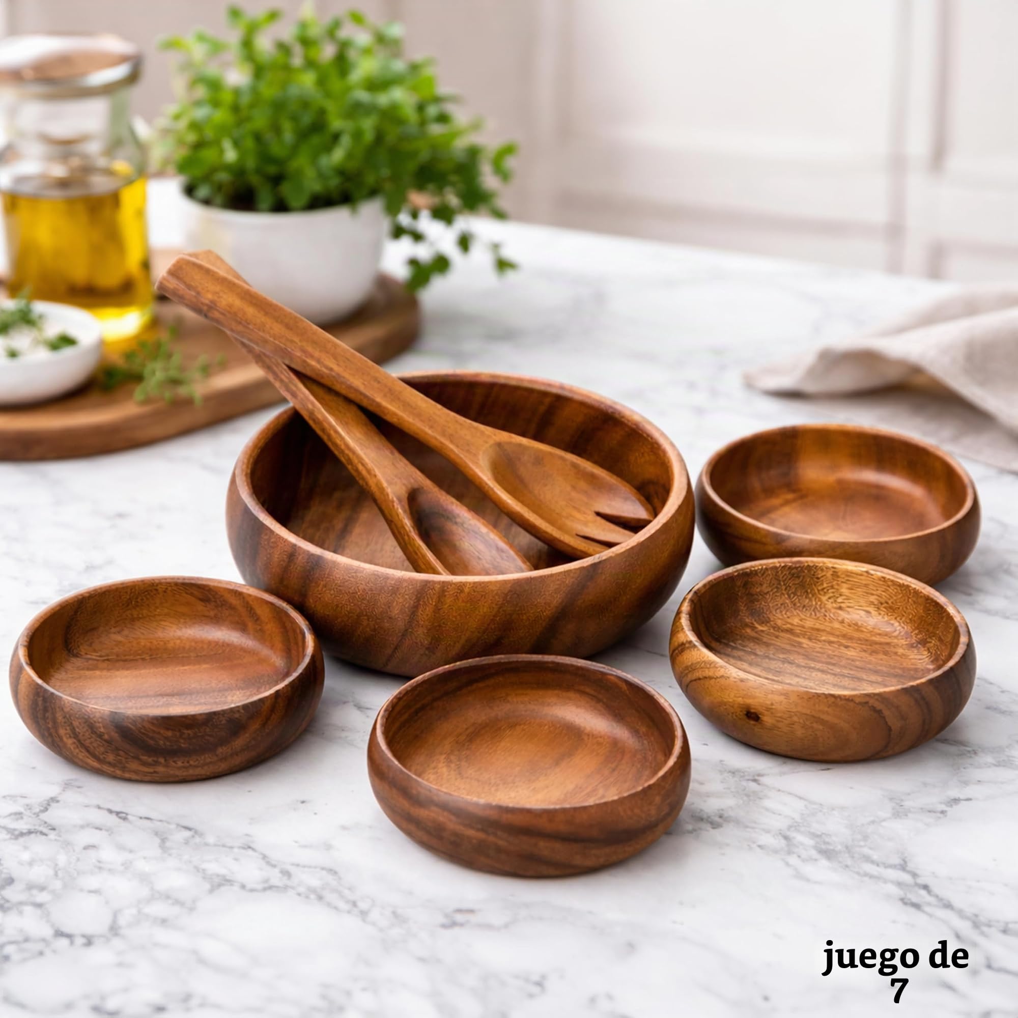 Premier Interiors Set Bol 5 Uds. Socorro Salad Set