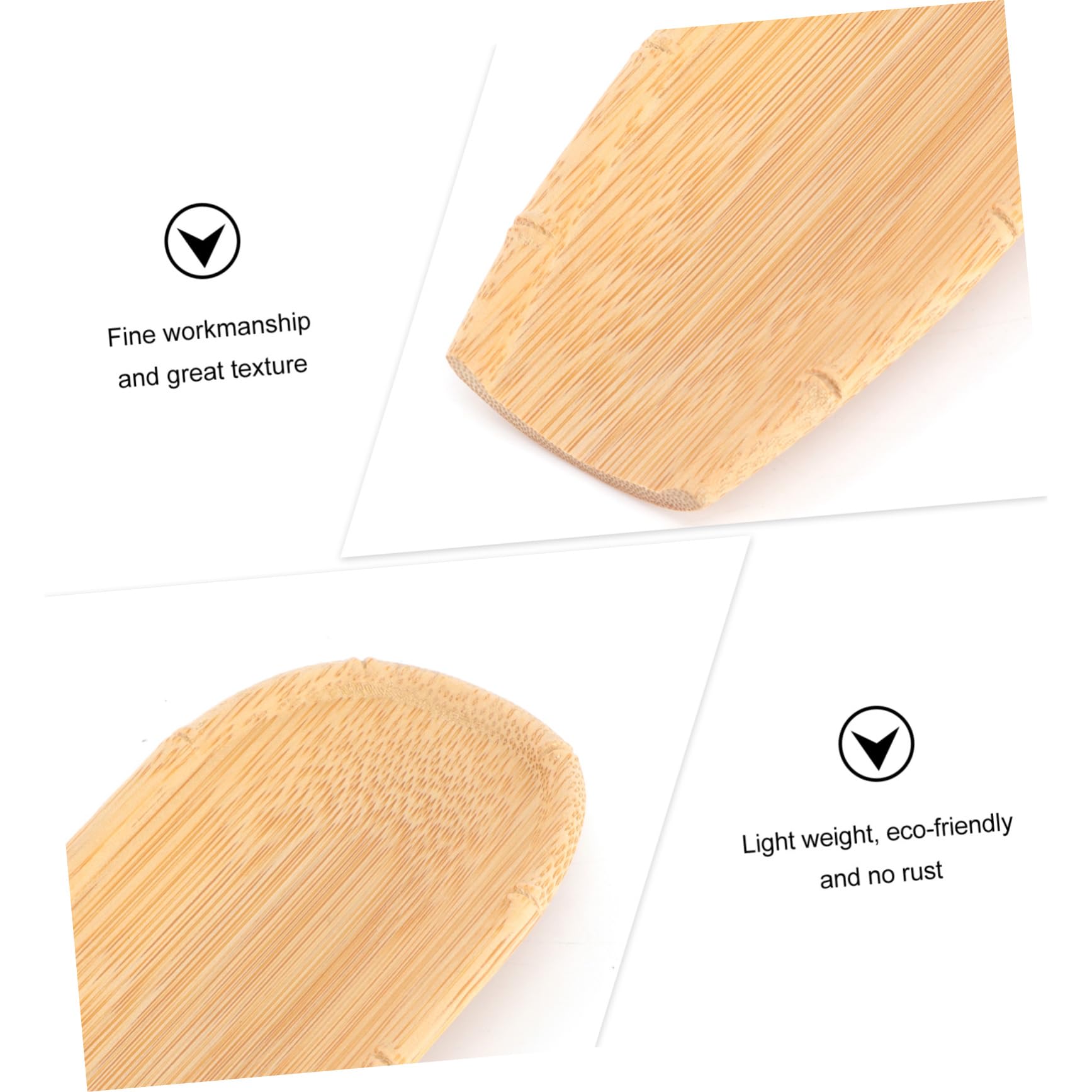 Hemobllo 2pcs Natural Tea Scoop Tea Shovel for Home Office Flour Nuts Fine Workmanship