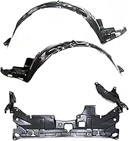 Vista 1 de Evan Fischer Kit de protección contra salpicaduras de motor compatible con Honda Accord 2003-2007, Sedán, excepto híbrido, vehículo construido