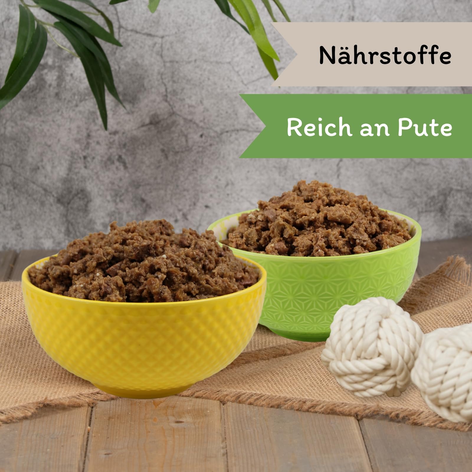 Lecker.Pet® 33 x 150 g Luna's pâté Fine Riche en Dinde, Aliment pour Chiens