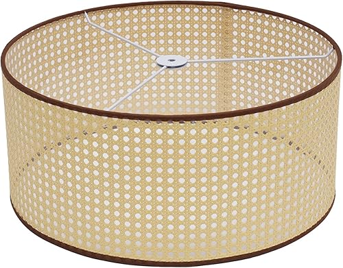 Miniatura 5 de Luces colgantes, iluminación colgante de ratán con cable ajustable de 55 pulgadas, lámpara colgante tejida a mano, lámpara de araña bohemia para