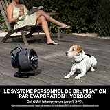Shark FlexBreeze HydroGo Portable Wireless Fan Handheld Mist Fan Quiet Durable Cordless Compact 5 Speed Settings Anthracite FA050EU - 5