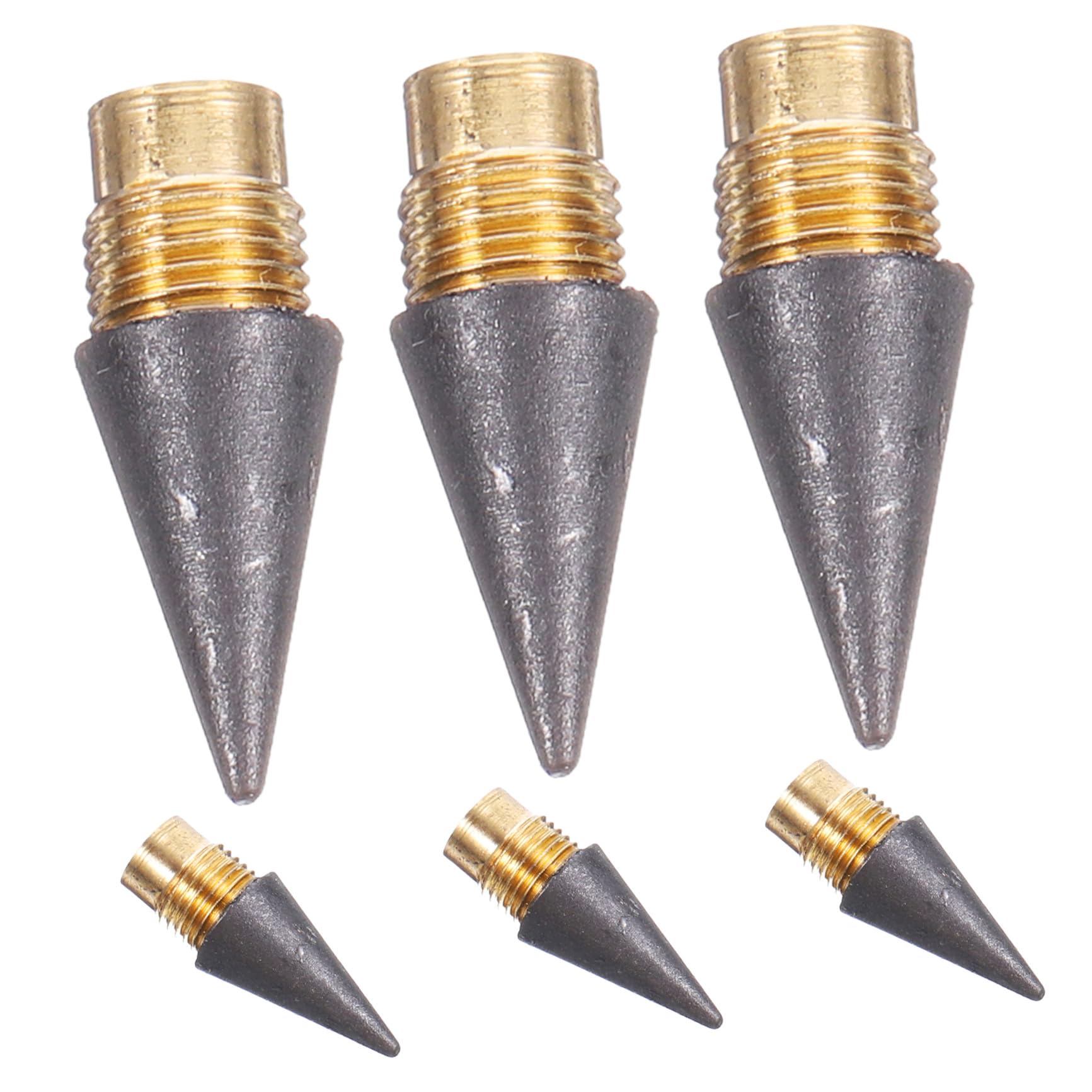 Healvian Lot de 6 Pointes de Crayon sans Encre Recharges Éternelles sans Affûtage pour Crayons Mécaniques Pratiques Bureau et École Plusieurs styles