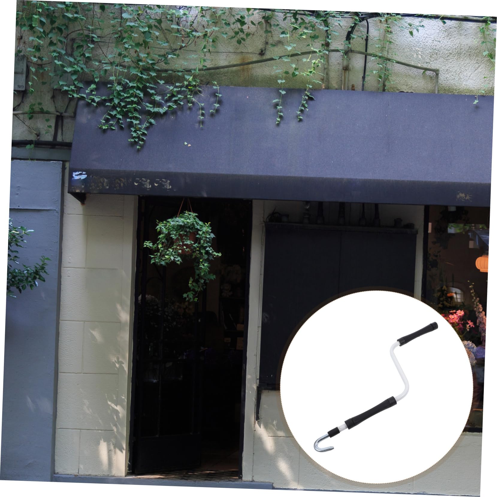 Manivelle Accessoire en Métal Robuste de Store Extérieur Banne pour Auvent et Toile D'ombrage, pour Balcons et Espaces Commerciaux