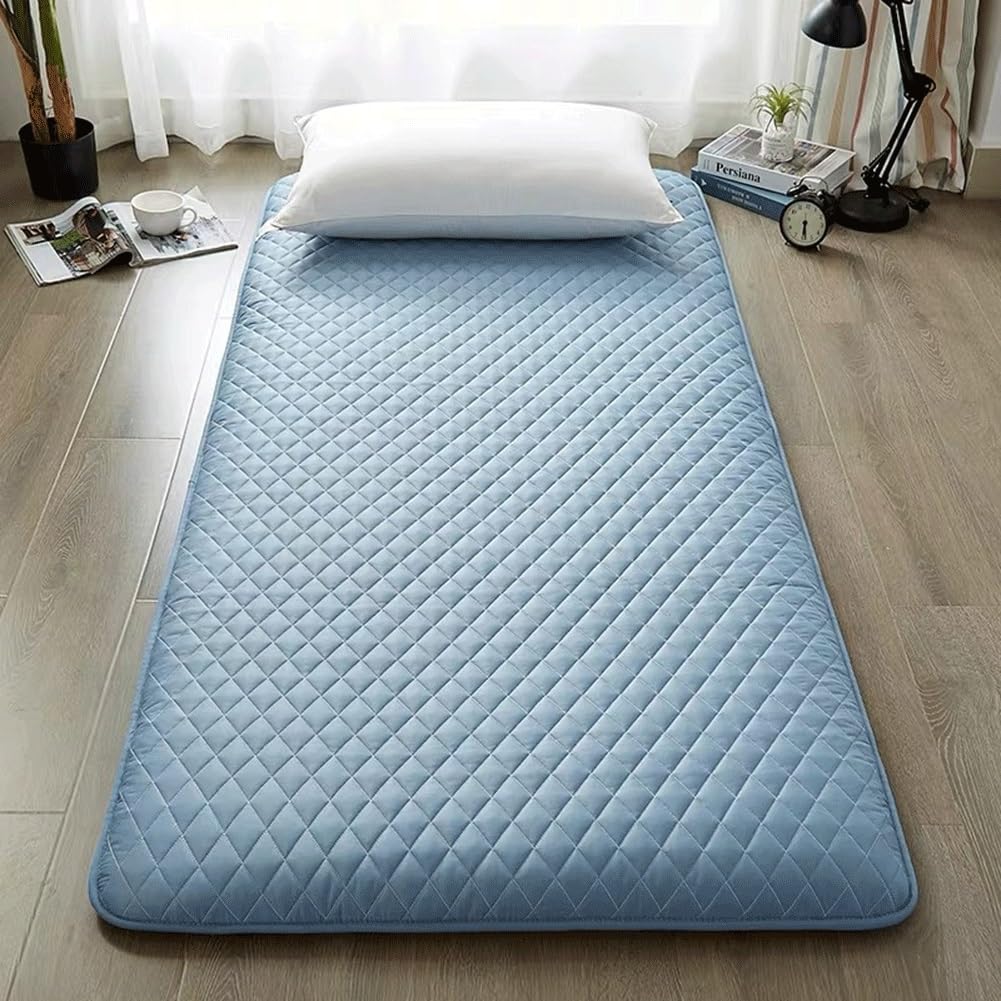 Japanese Floor Mattress Single Double Roll Up Foldable Mattress Japanese Futon Tatami Mattress,Portable Sleeping Mattress For Floor Guest Bed Sofa(B,135 * 200cm)